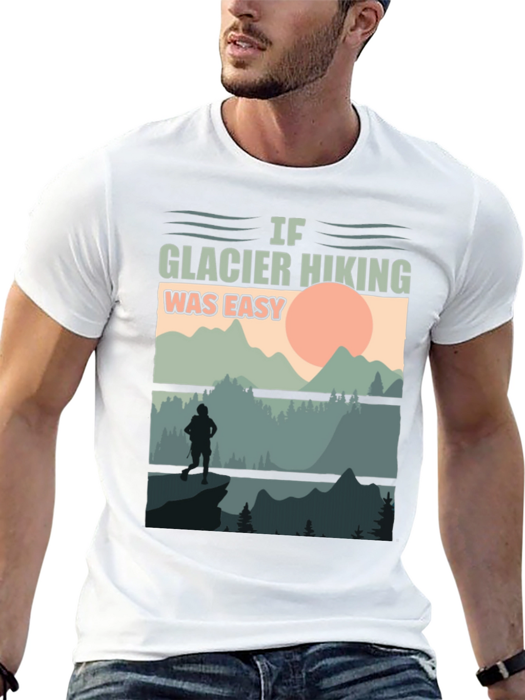 Glacier Hiking Graphic Tee - Adventure Ready