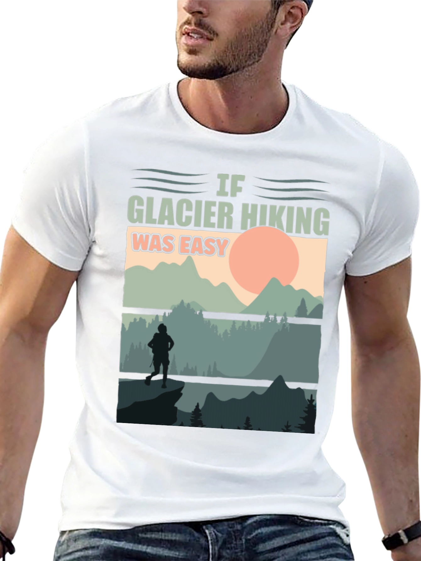Glacier Hiking Graphic Tee - Adventure Ready