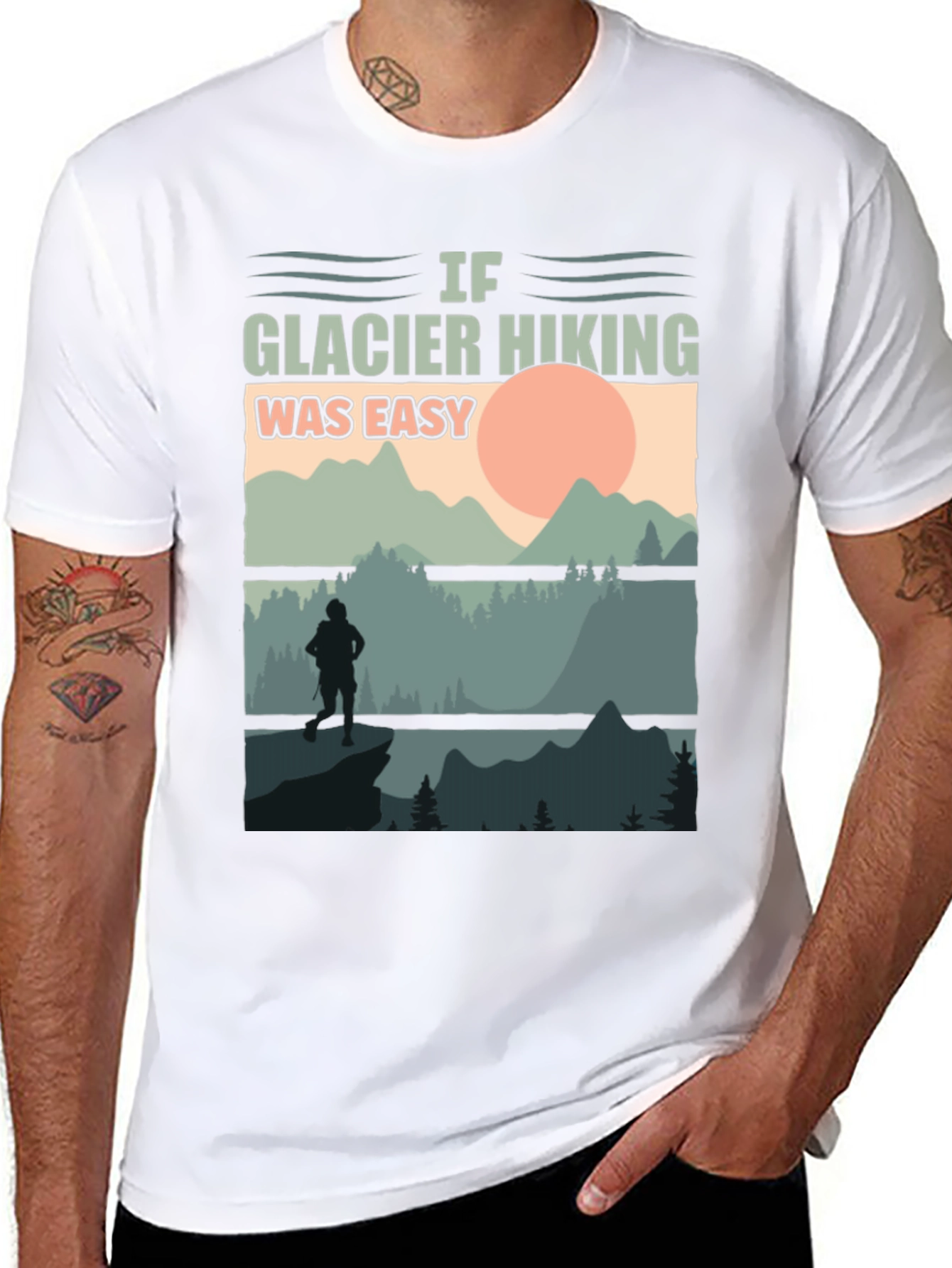 Glacier Hiking Graphic Tee - Adventure Ready