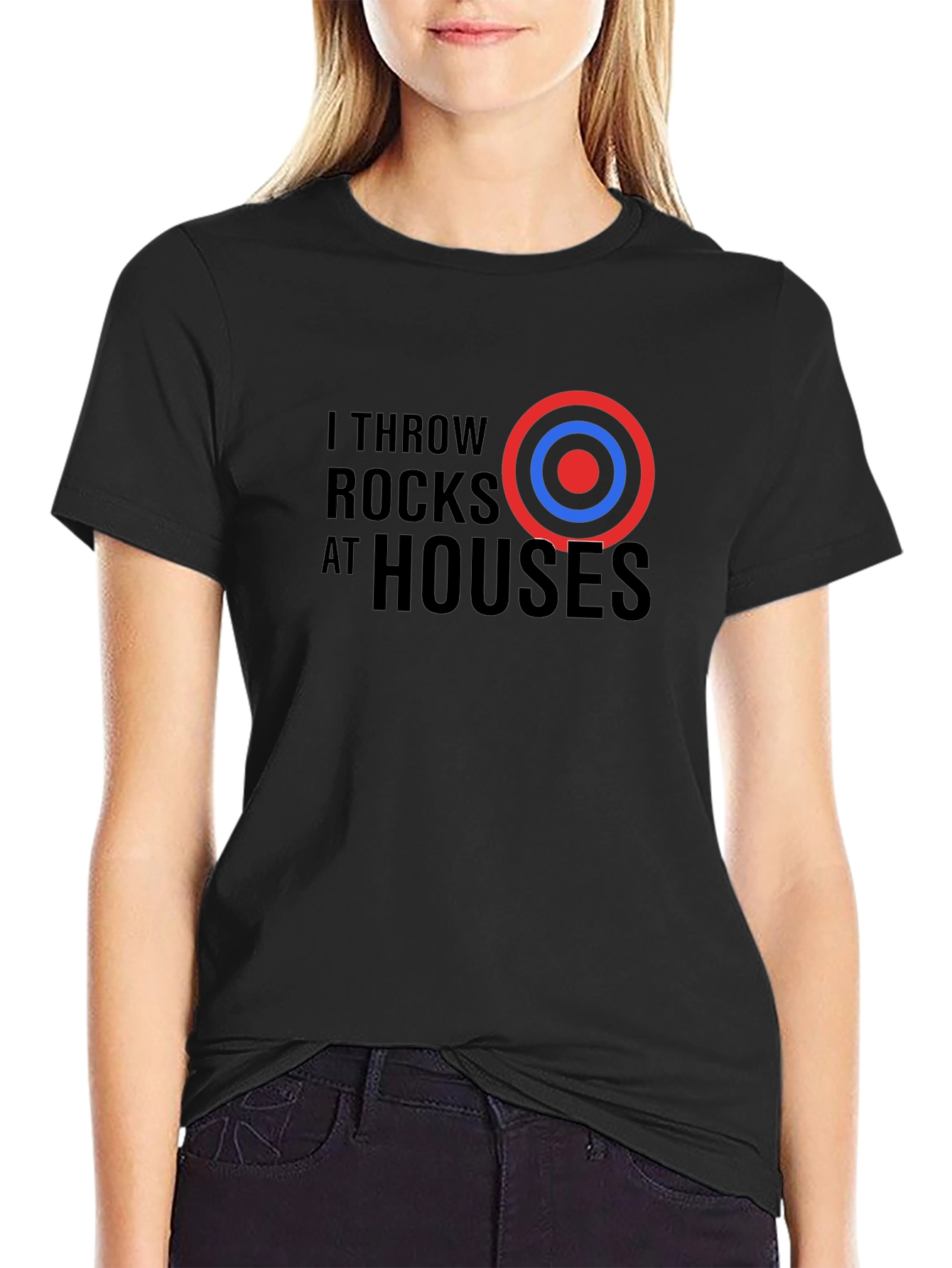 I Throw Rocks at Houses Graphic Tee