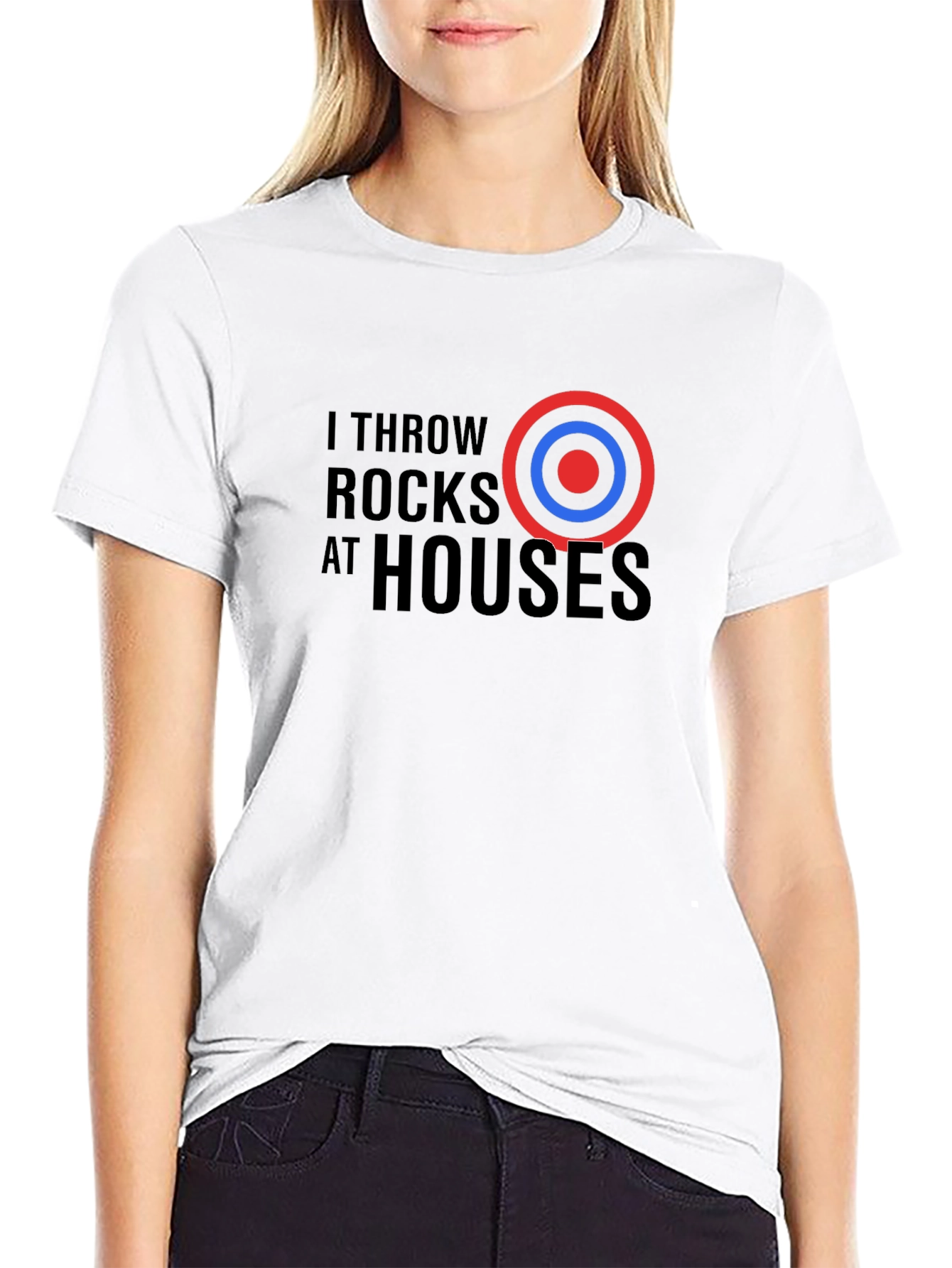 I Throw Rocks at Houses Graphic Tee