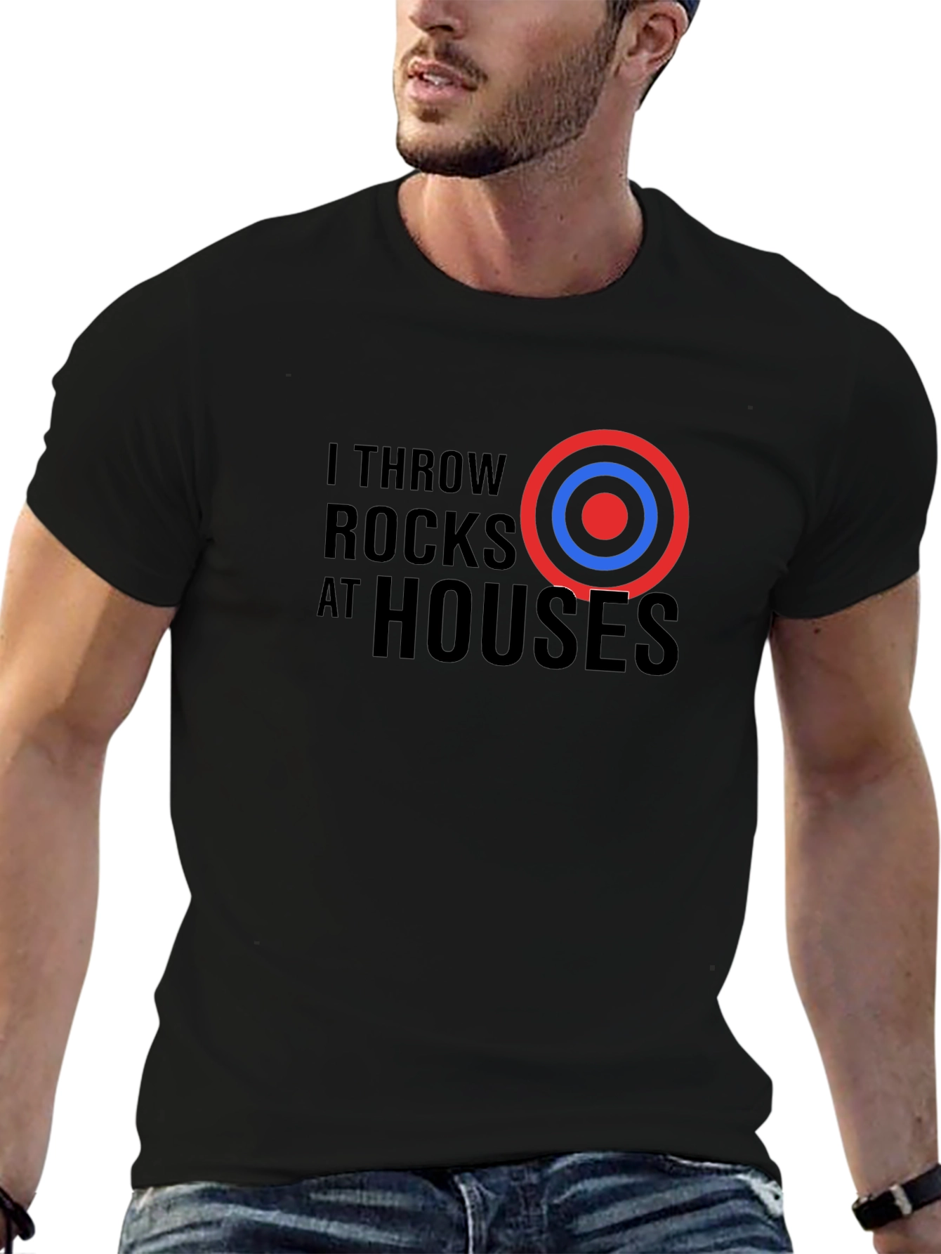 I Throw Rocks at Houses Graphic Tee