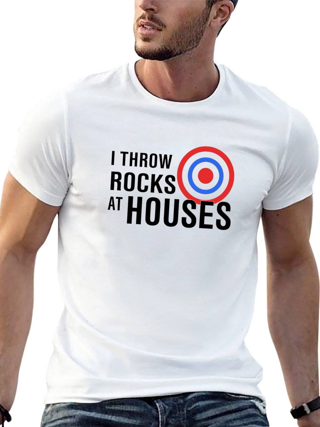 I Throw Rocks at Houses Graphic Tee