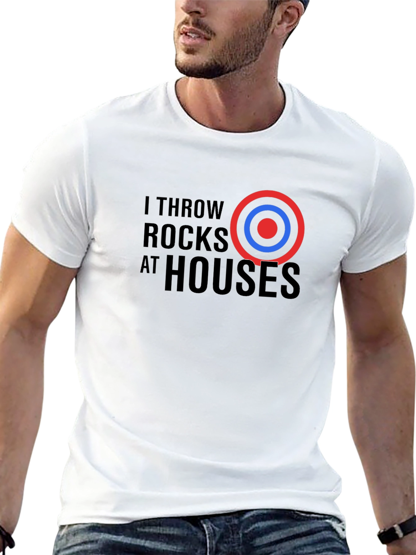 I Throw Rocks at Houses Graphic Tee