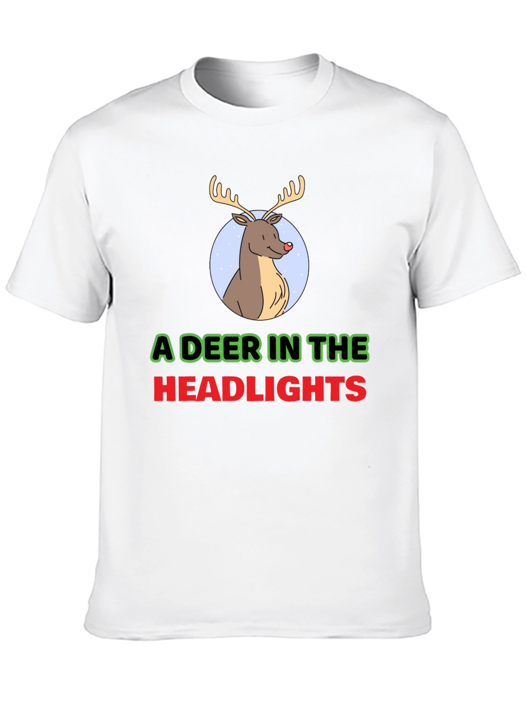 A Deer In The Headlights Graphic T-Shirt