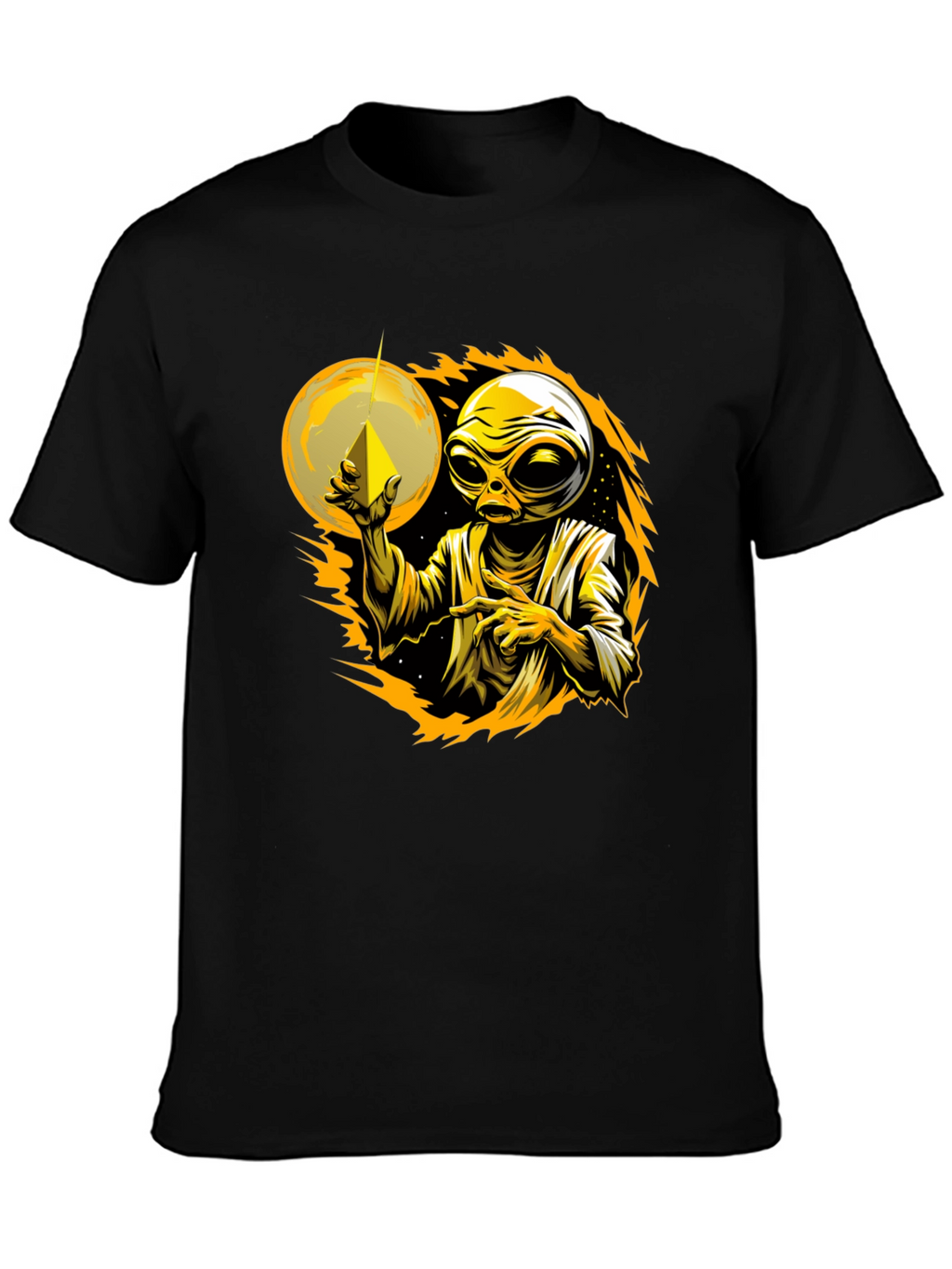 Alien Graphic Tee - Cosmic Design
