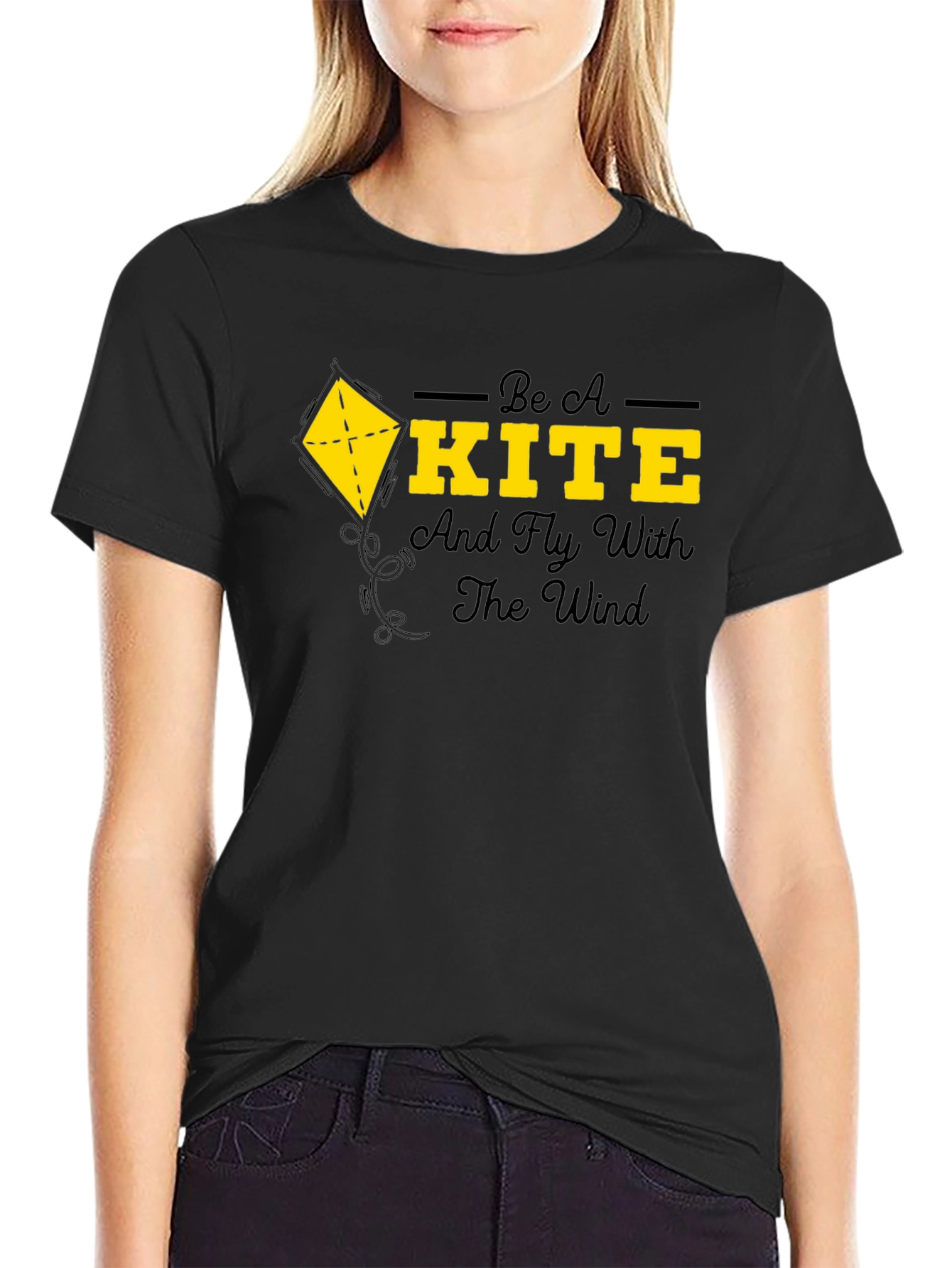 Be A Kite T-Shirt - Fly With The Wind Graphic Tee