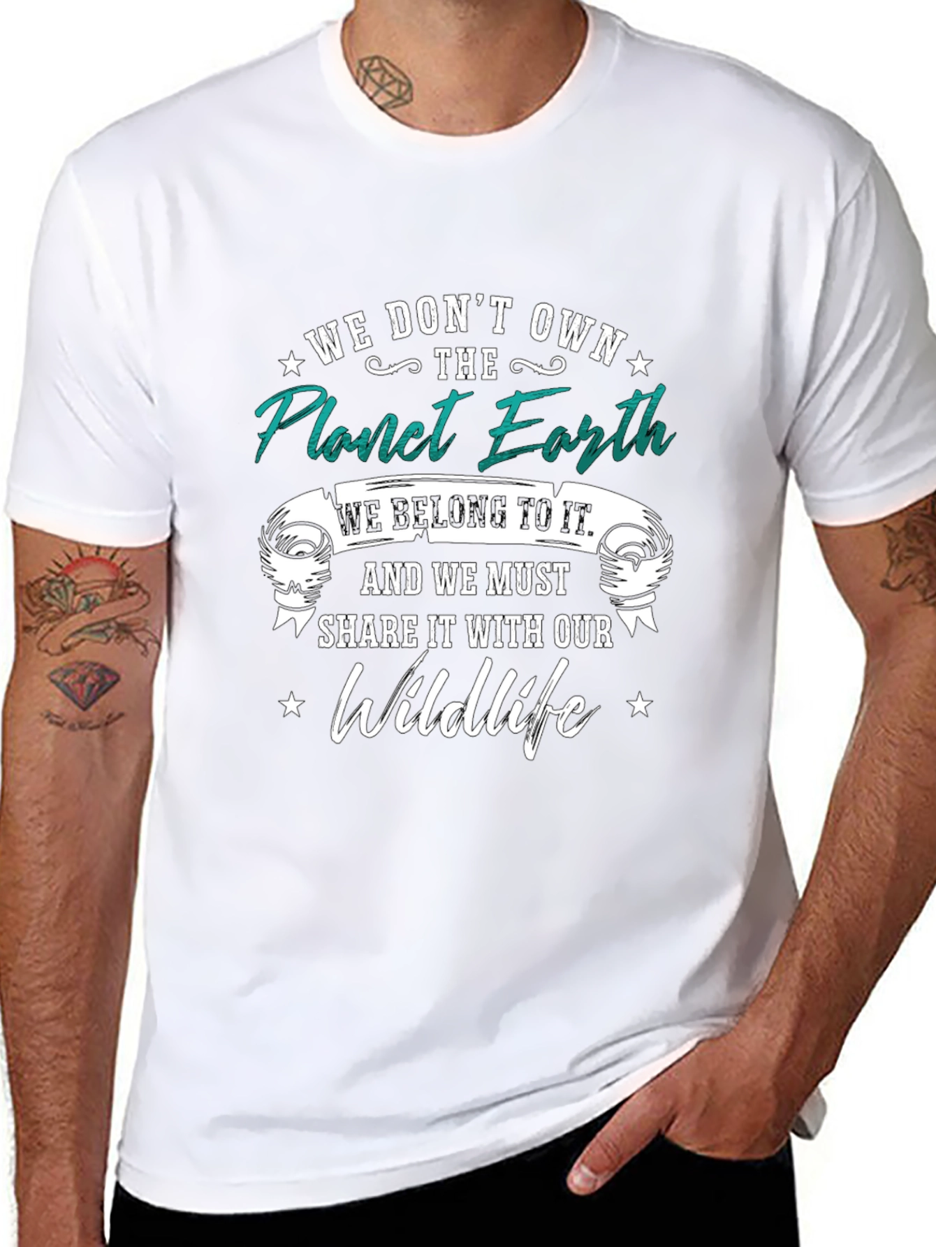 Planet Earth Wildlife T-Shirt - Conservation Tee