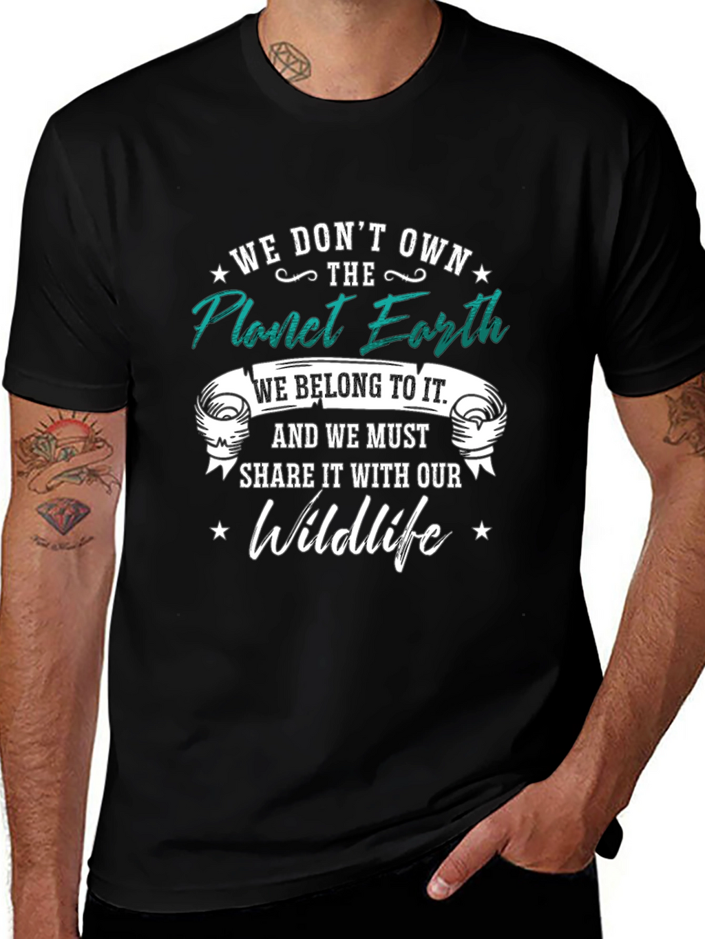 Planet Earth Wildlife T-Shirt - Conservation Tee