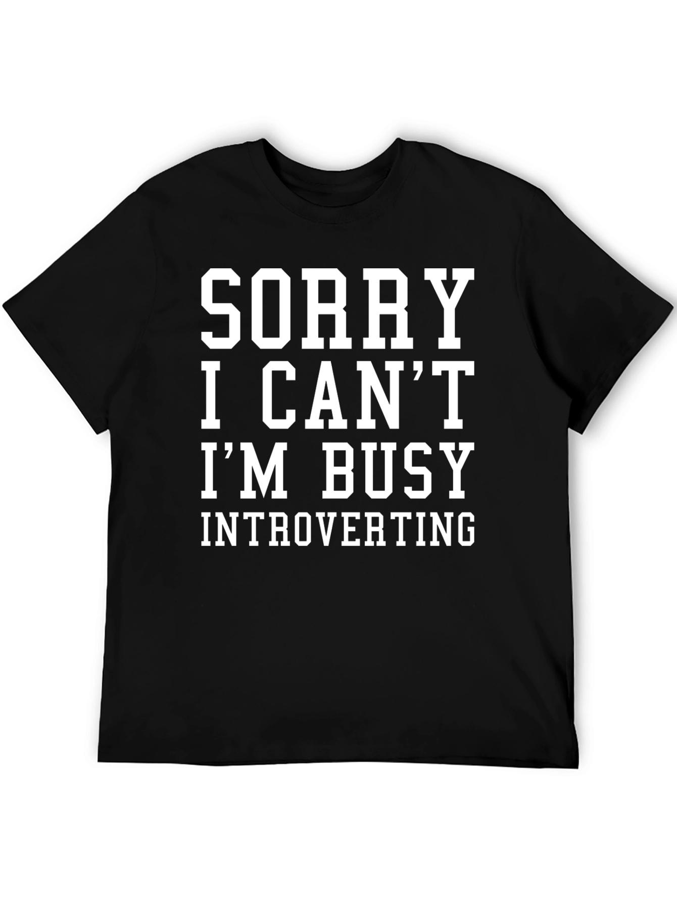 Introverting Graphic Tee - Sorry I Cant