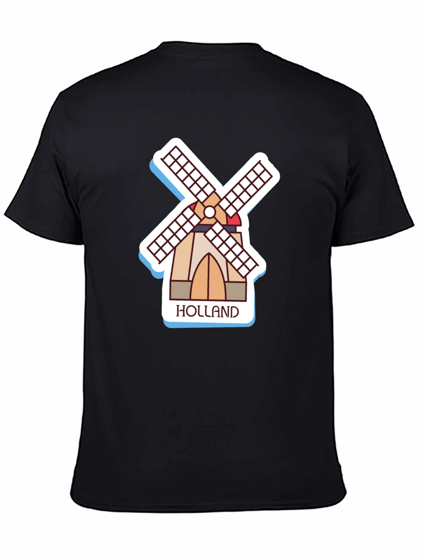 Holland Windmill Graphic T-Shirt - Stylish & Unique