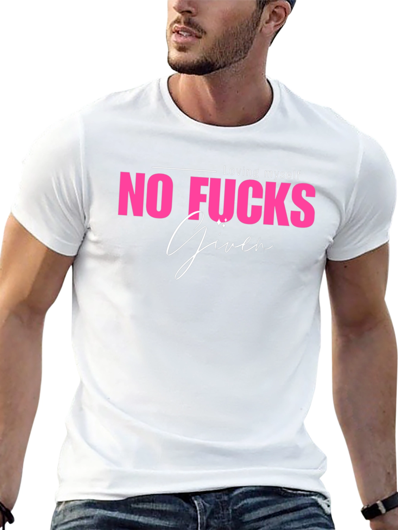No Fucks Given Graphic Tee - Black Casual T-Shirt