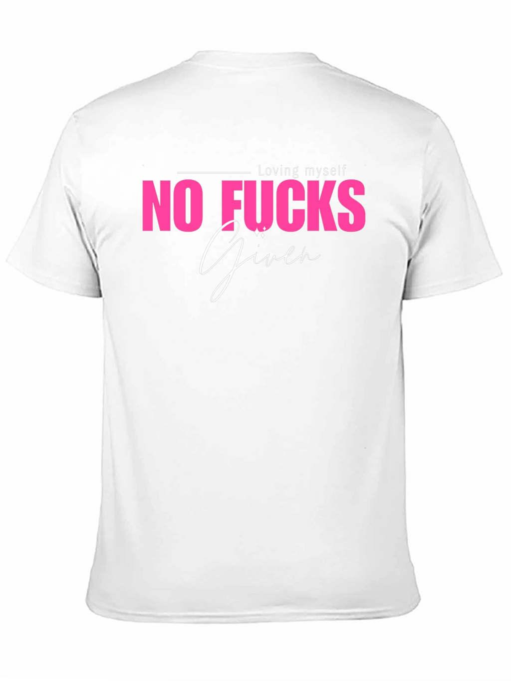 No Fucks Given Graphic Tee - Black Casual T-Shirt