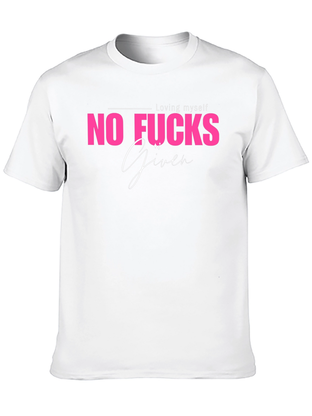 No Fucks Given Graphic Tee - Black Casual T-Shirt