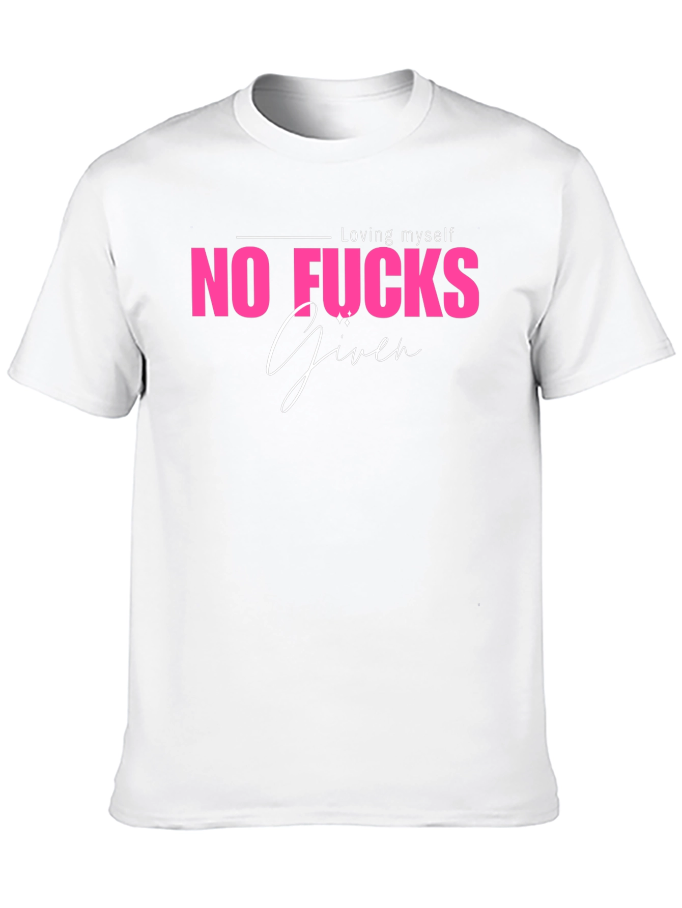 No Fucks Given Graphic Tee - Black Casual T-Shirt