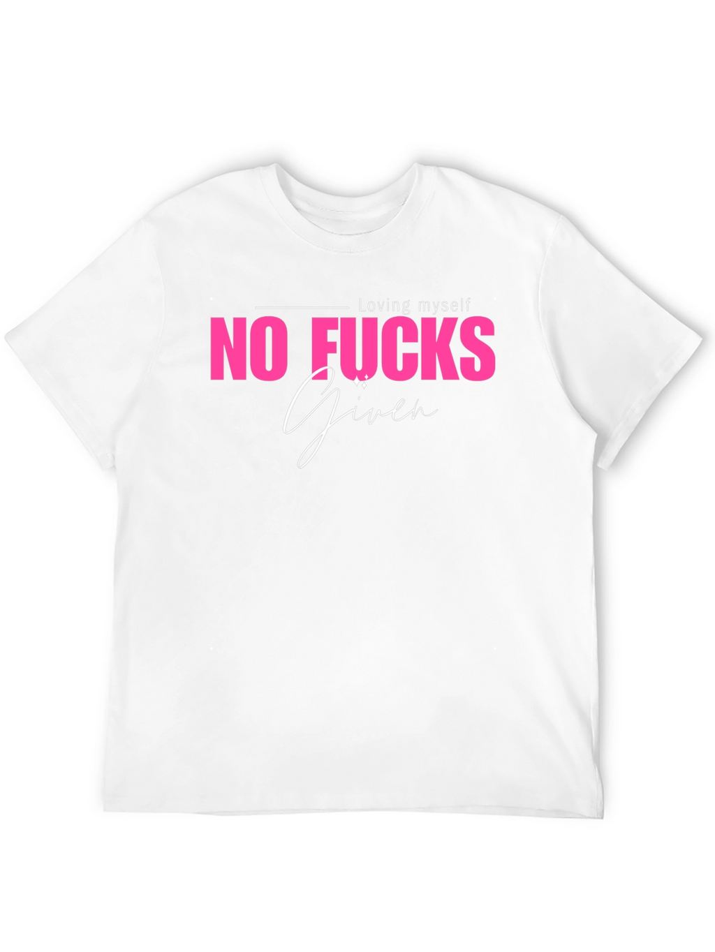 No Fucks Given Graphic Tee - Black Casual T-Shirt