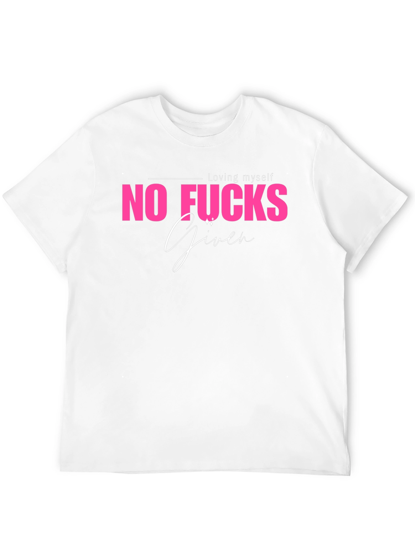 No Fucks Given Graphic Tee - Black Casual T-Shirt