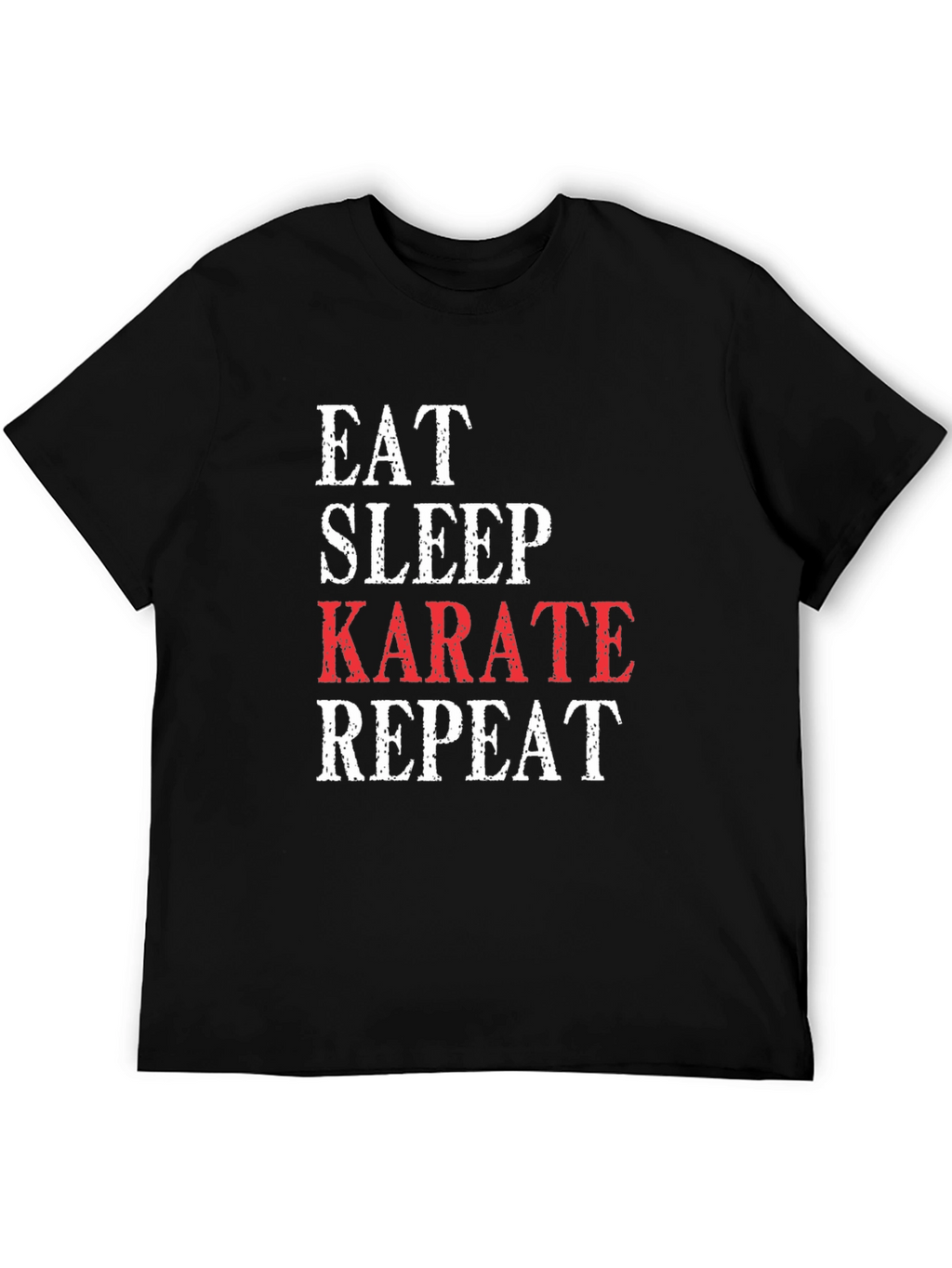 Eat Sleep Karate Repeat Graphic Tee