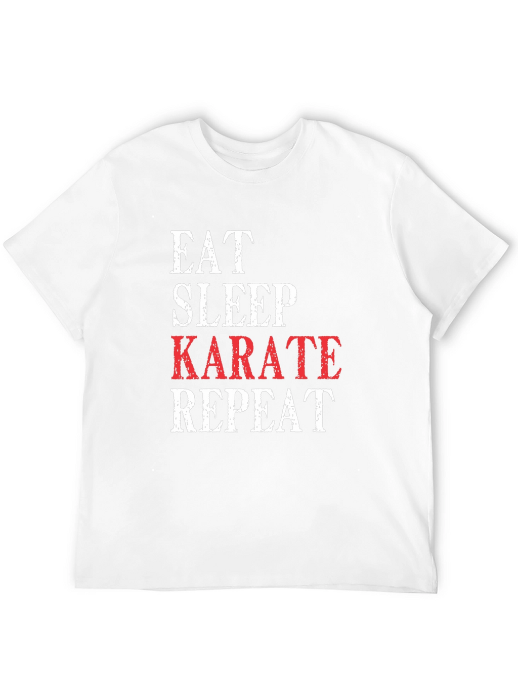 Eat Sleep Karate Repeat Graphic Tee