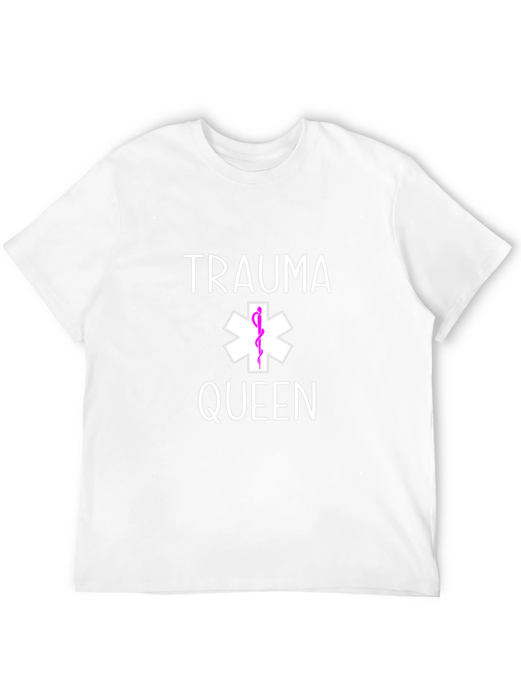 Trauma Queen Graphic Tee - Medical Humor T-Shirt