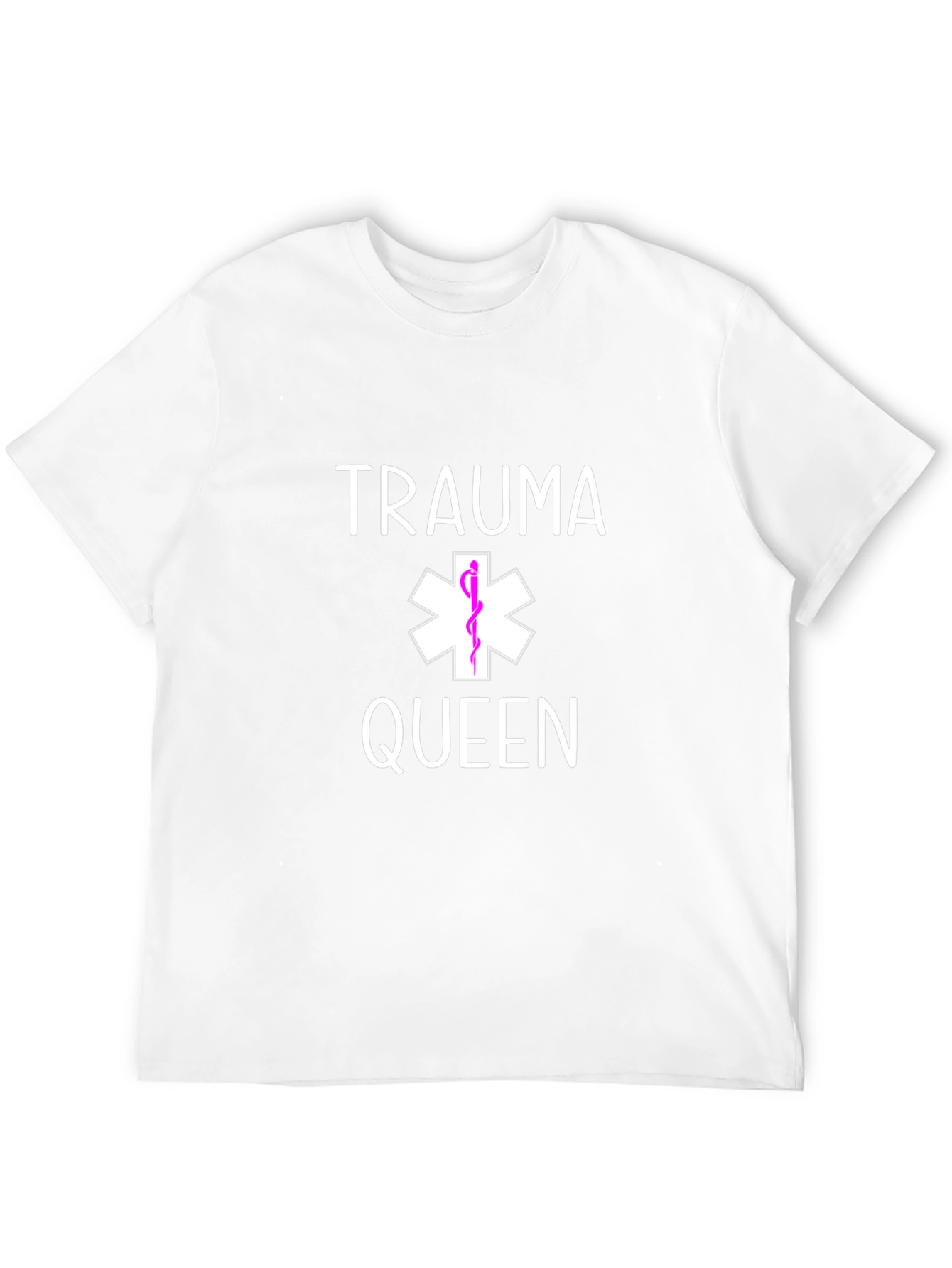 Trauma Queen Graphic Tee - Medical Humor T-Shirt