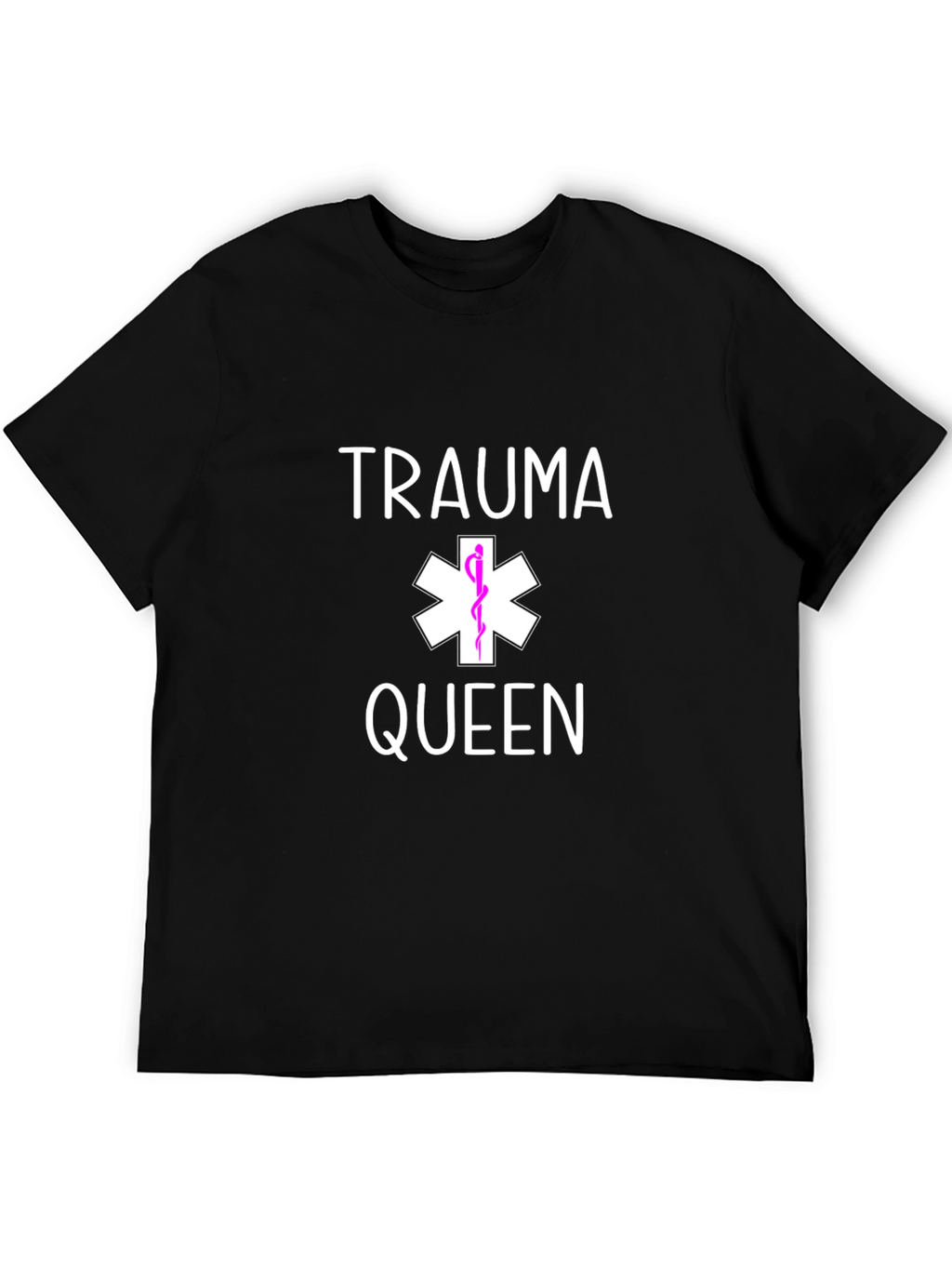 Trauma Queen Graphic Tee - Medical Humor T-Shirt