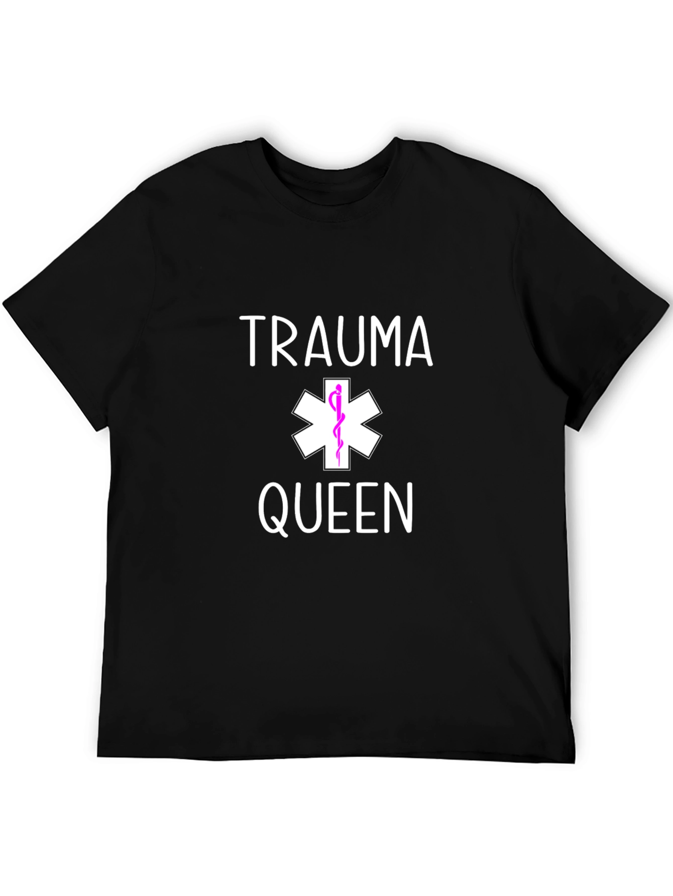 Trauma Queen Graphic Tee - Medical Humor T-Shirt