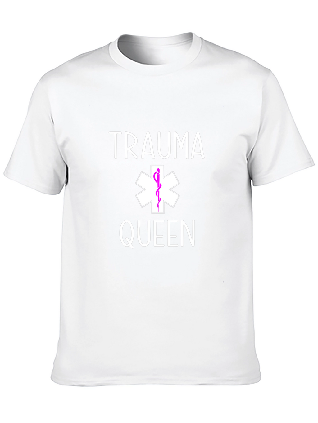 Trauma Queen Graphic Tee - Medical Humor T-Shirt