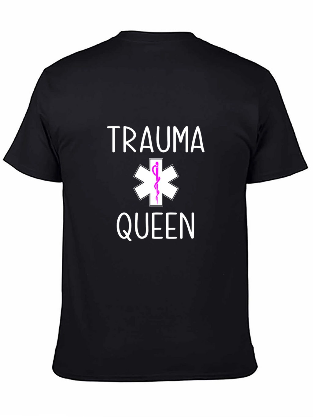 Trauma Queen Graphic Tee - Medical Humor T-Shirt