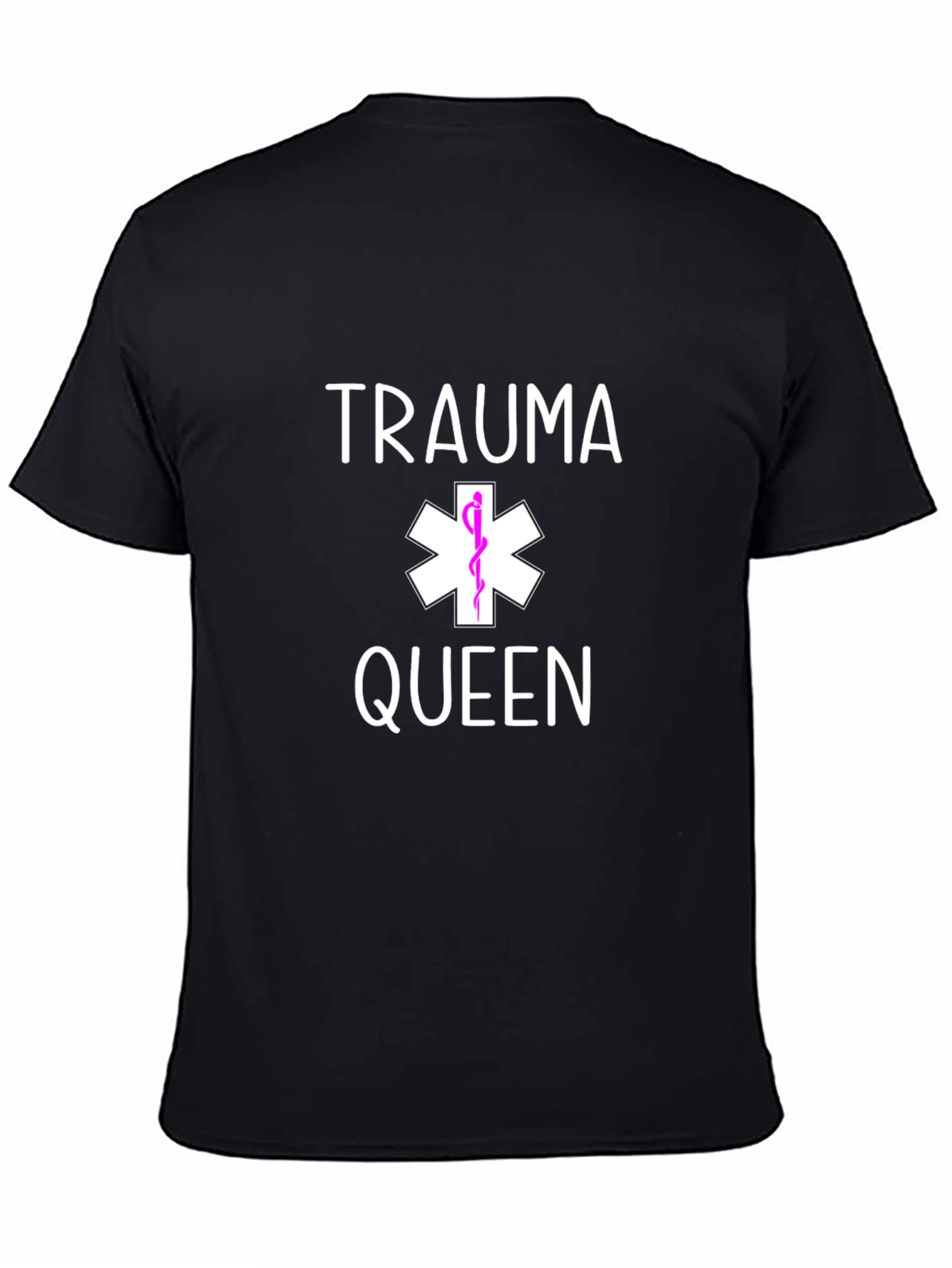 Trauma Queen Graphic Tee - Medical Humor T-Shirt