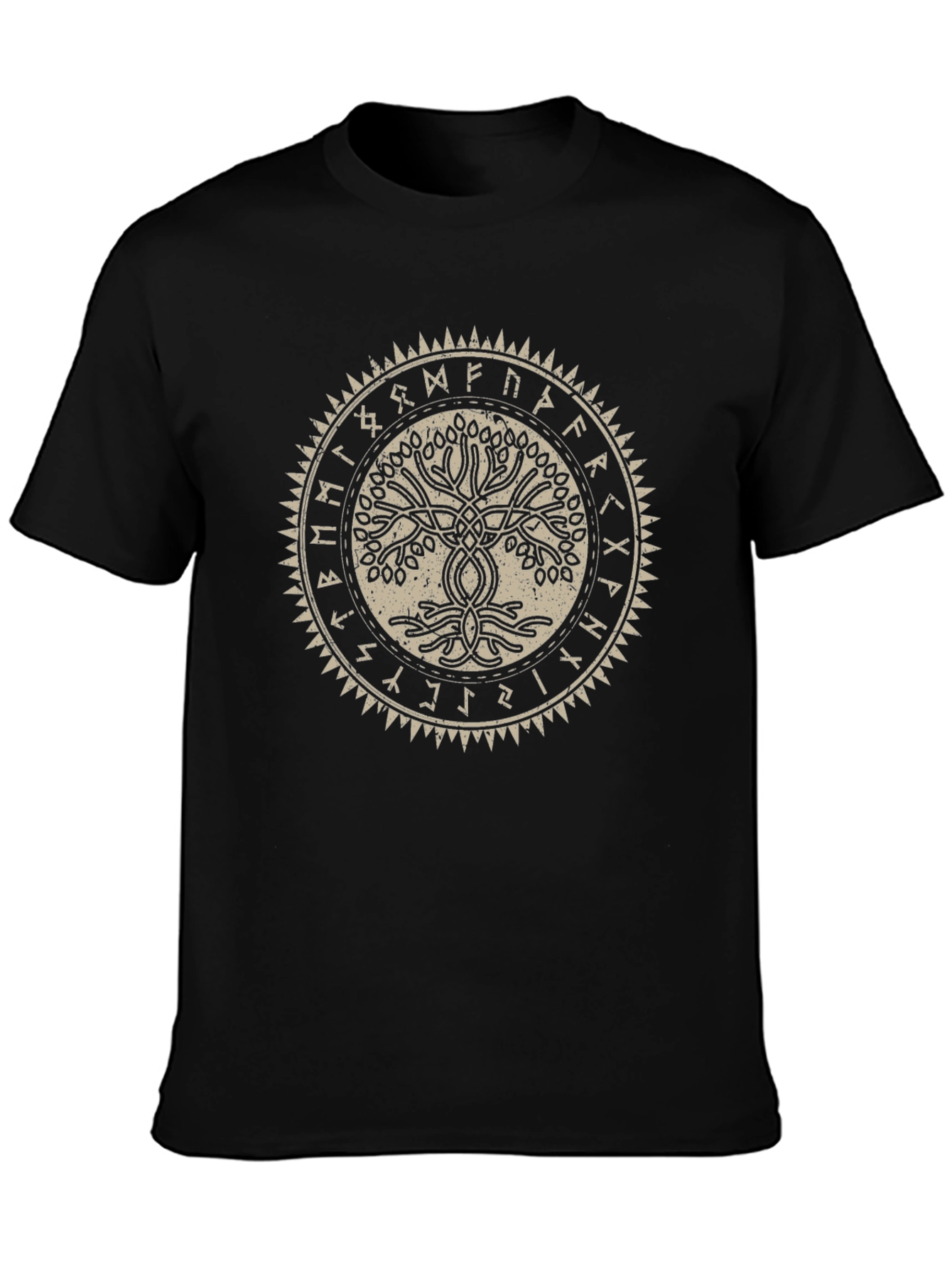Yggdrasil Tree of Life Viking Rune T-Shirt
