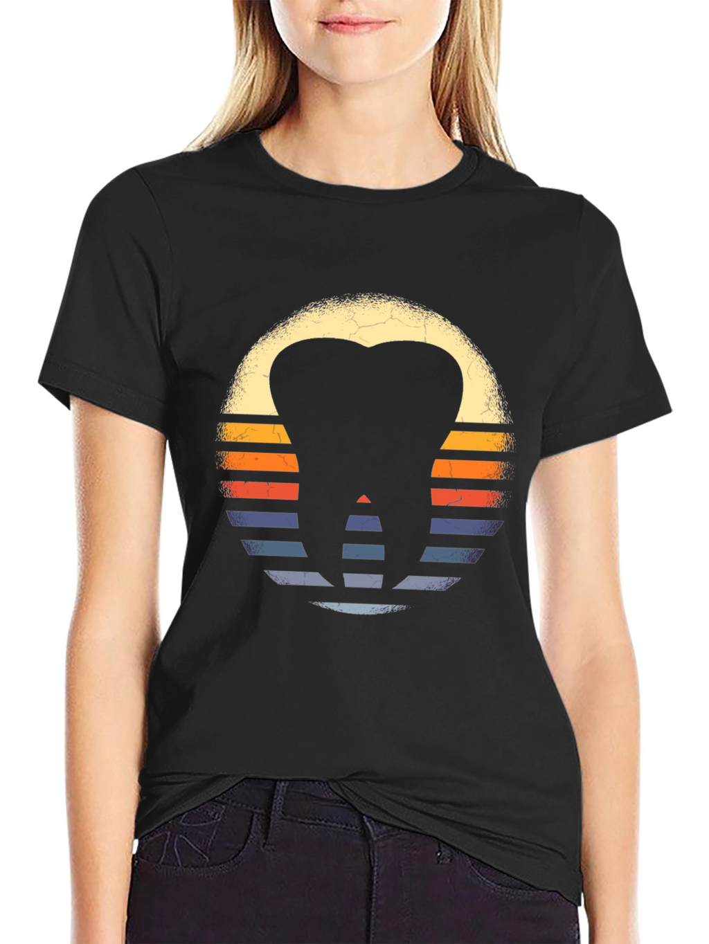 Retro Dentist Tooth Graphic Tee