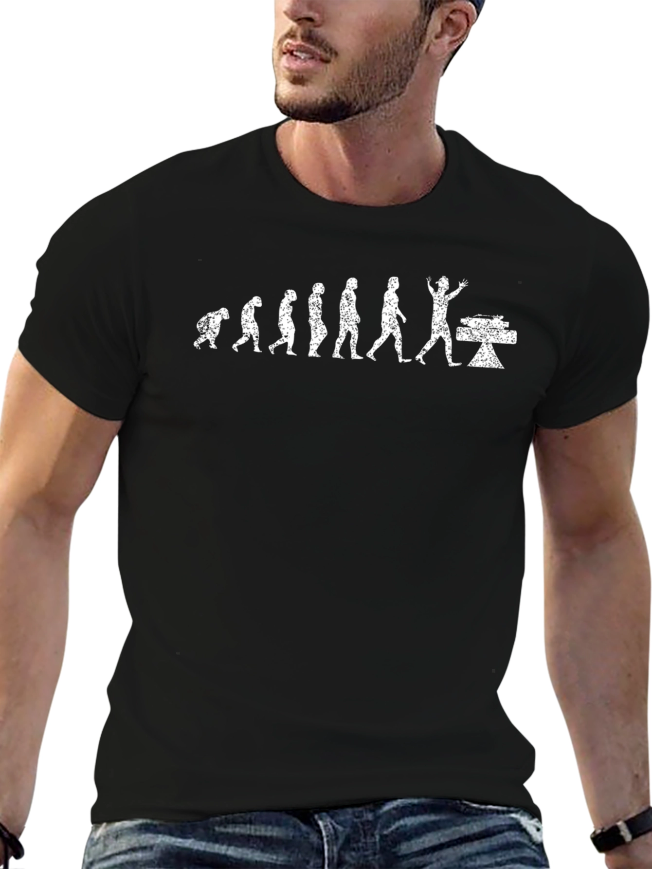 Evolution of DJ Black T-Shirt