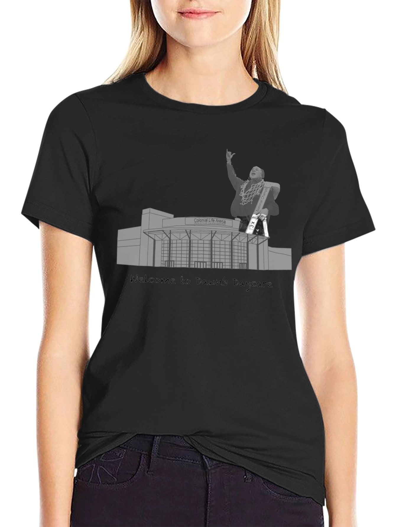 Dawn Staley Daycare Black T-Shirt