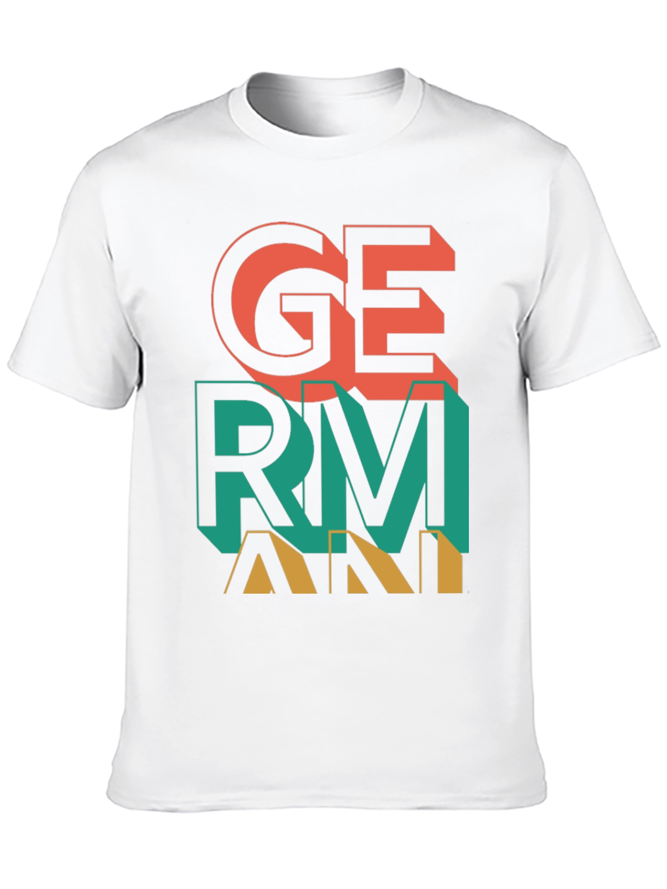 Germany Graphic Print Crew Neck T-Shirt