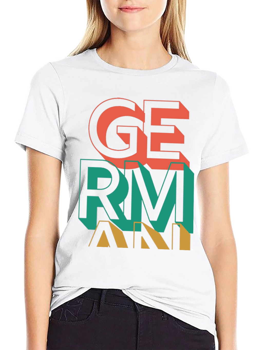 Germany Graphic Print Crew Neck T-Shirt