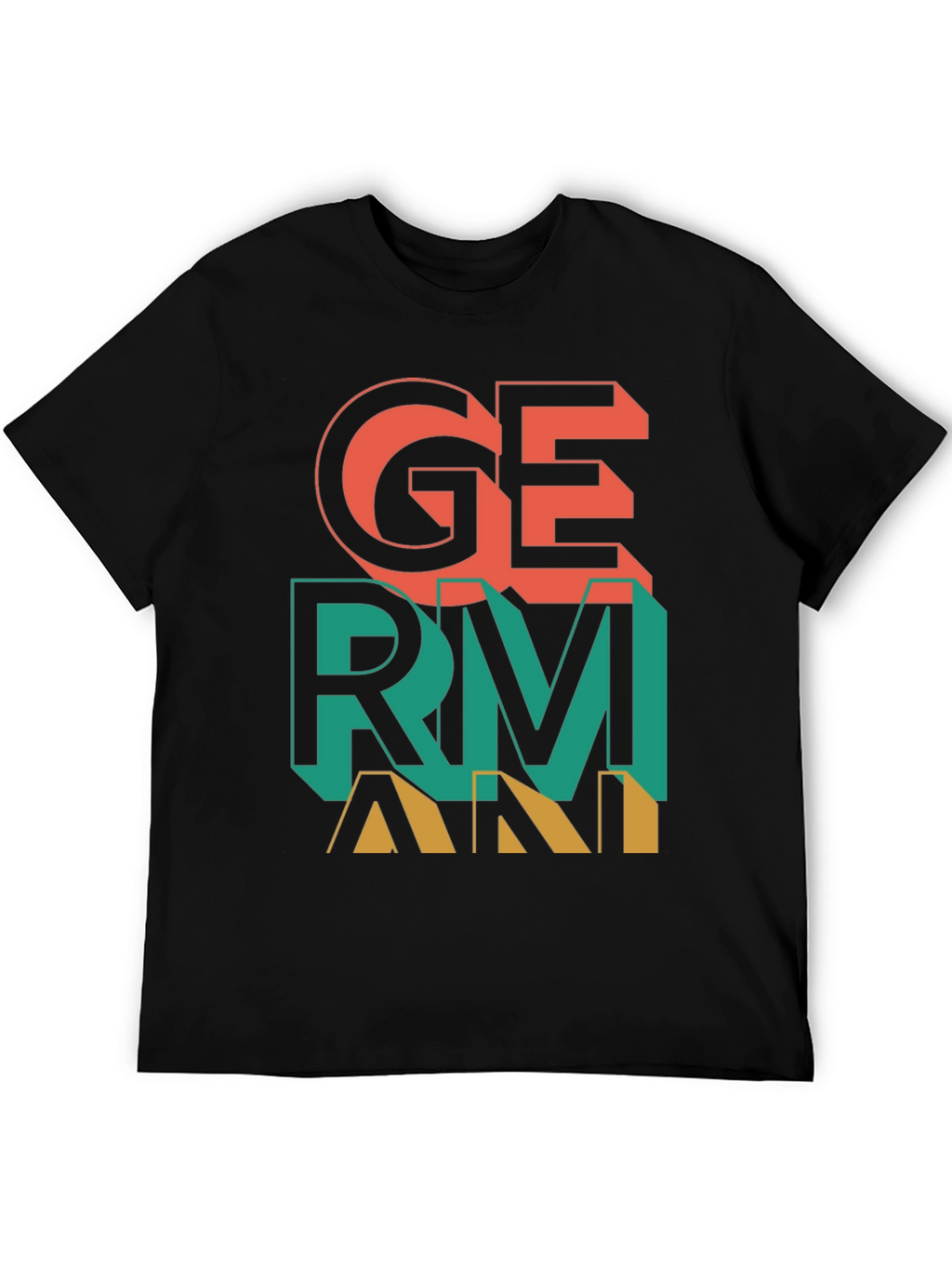 Germany Graphic Print Crew Neck T-Shirt
