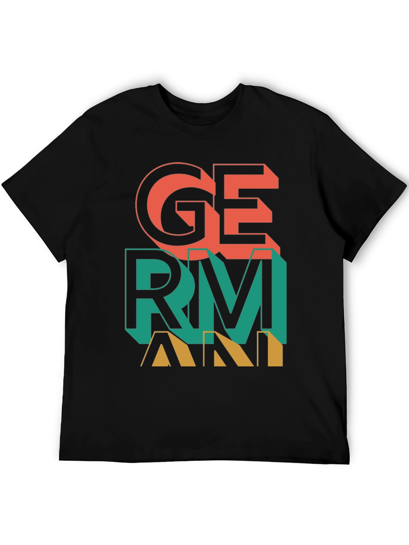 Germany Graphic Print Crew Neck T-Shirt