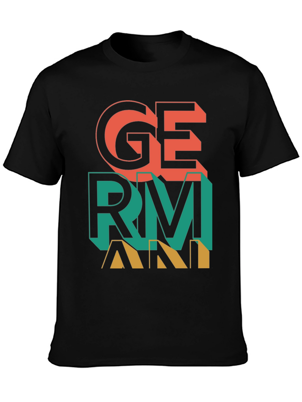 Germany Graphic Print Crew Neck T-Shirt