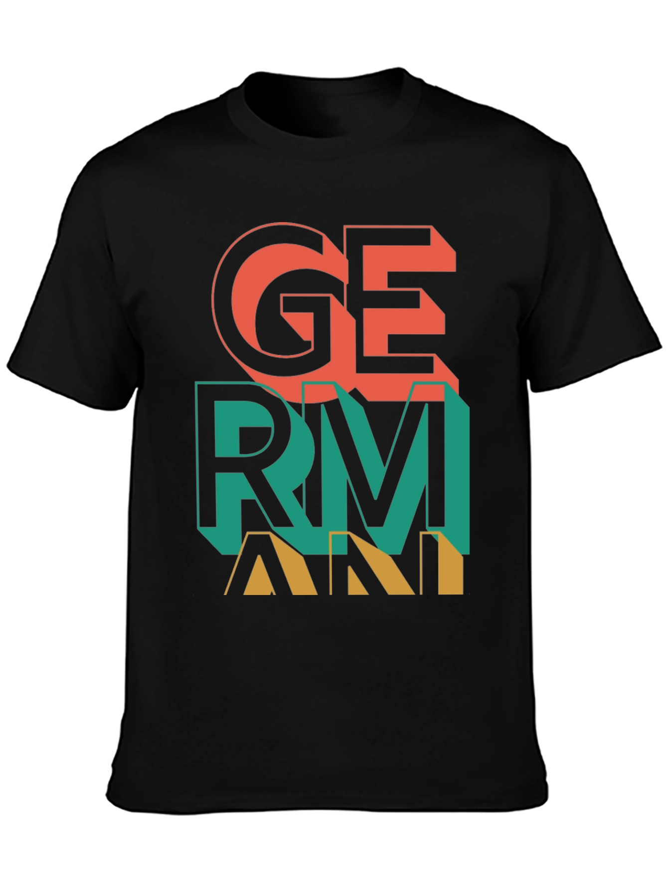 Germany Graphic Print Crew Neck T-Shirt