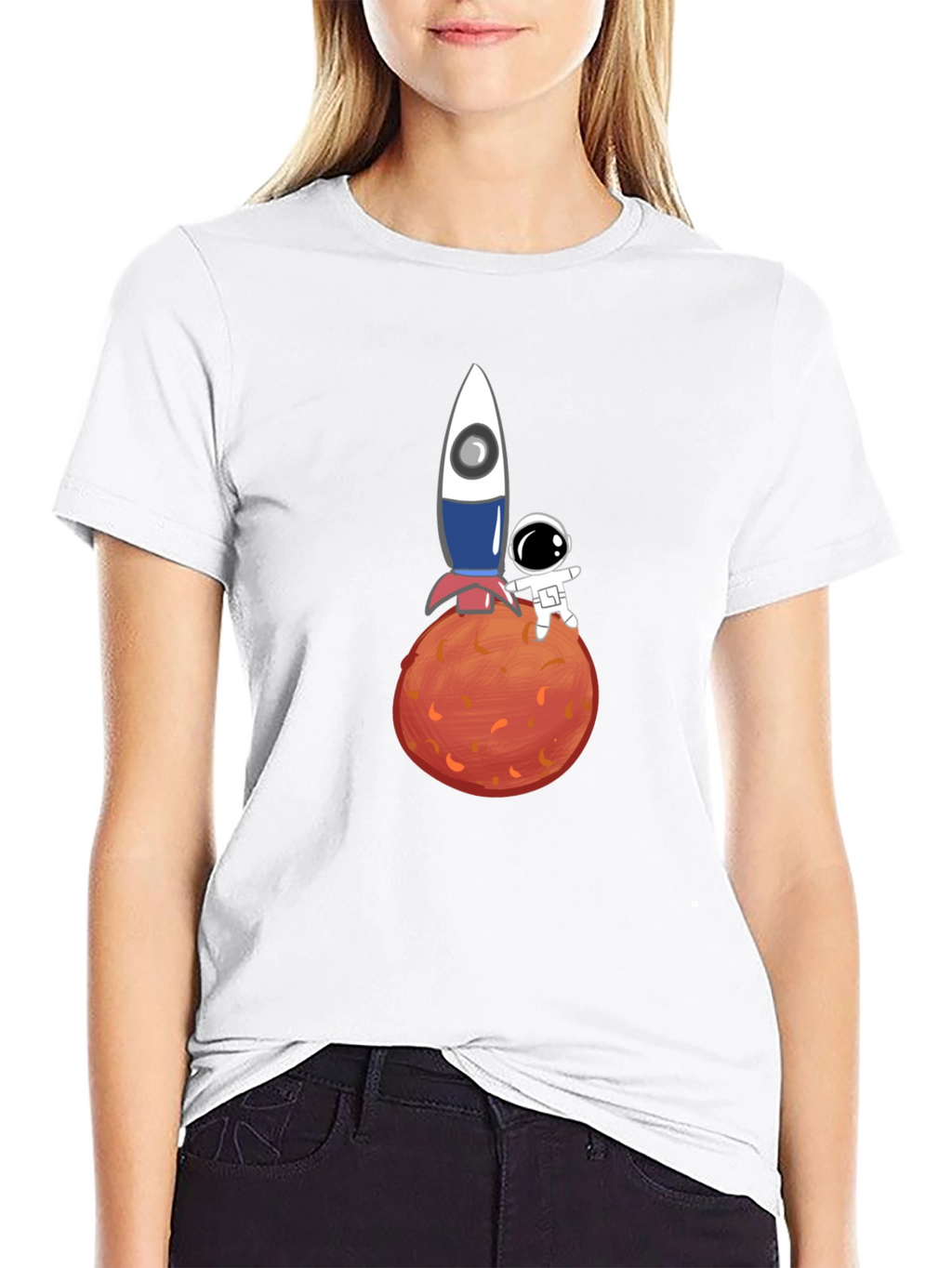 Astronaut & Rocket Graphic Tee