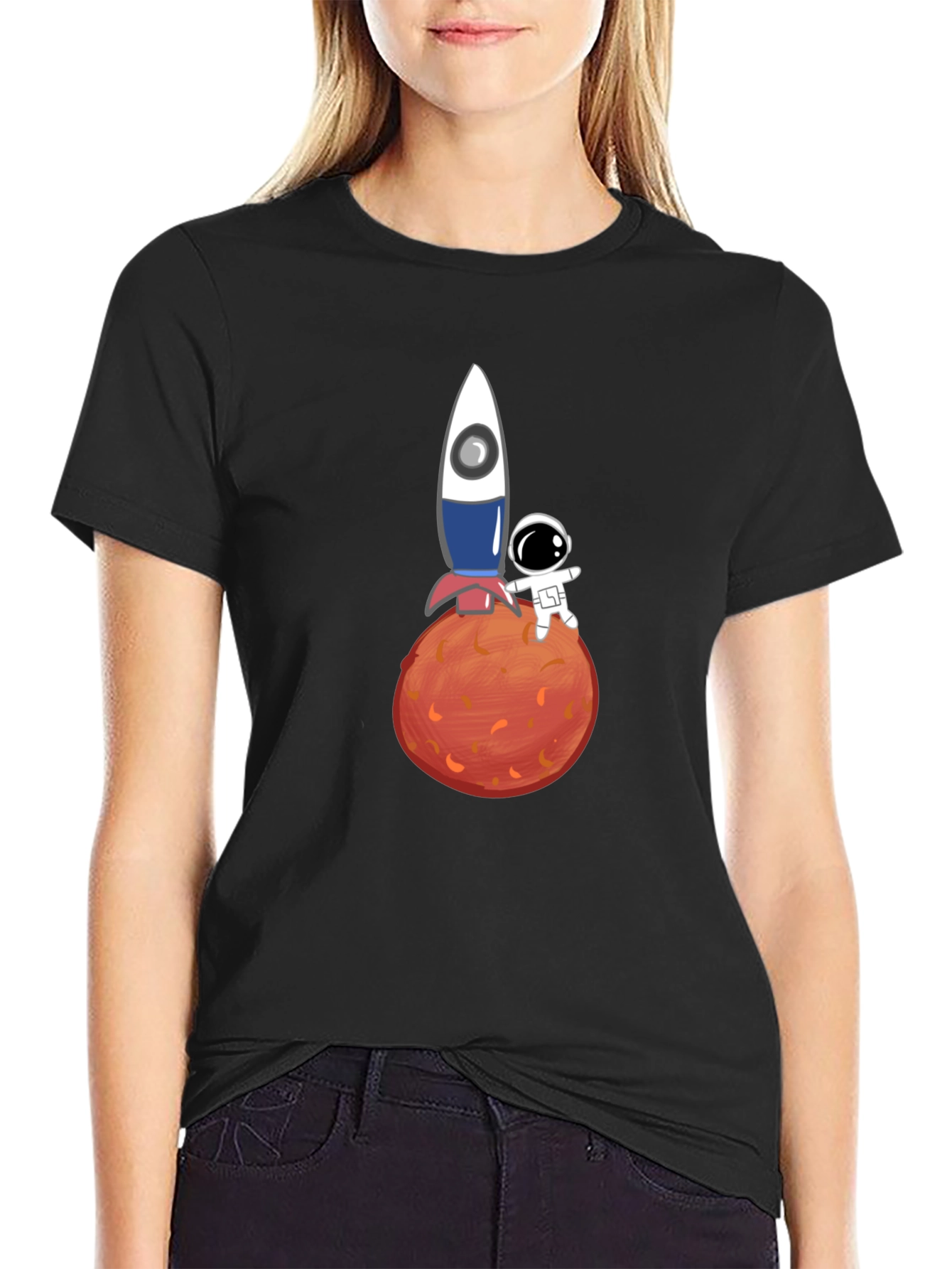 Astronaut & Rocket Graphic Tee
