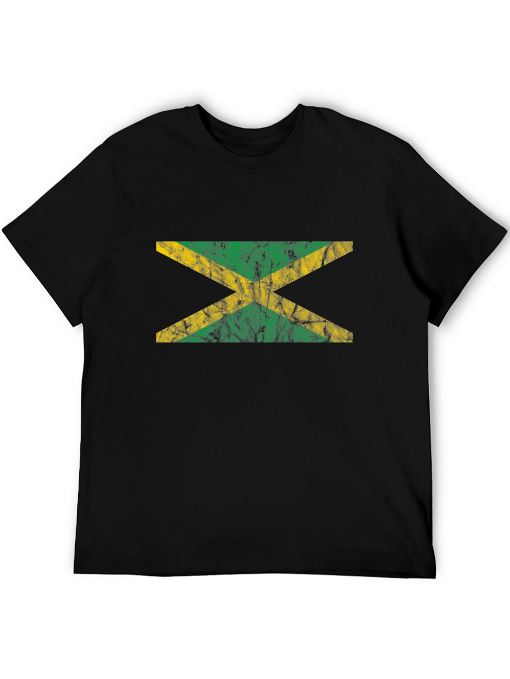 Jamaica Flag T-Shirt - Distressed Look Tee