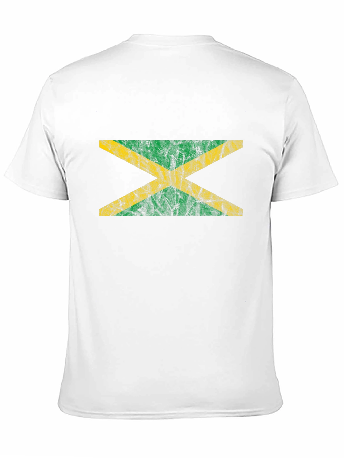 Jamaica Flag T-Shirt - Distressed Look Tee