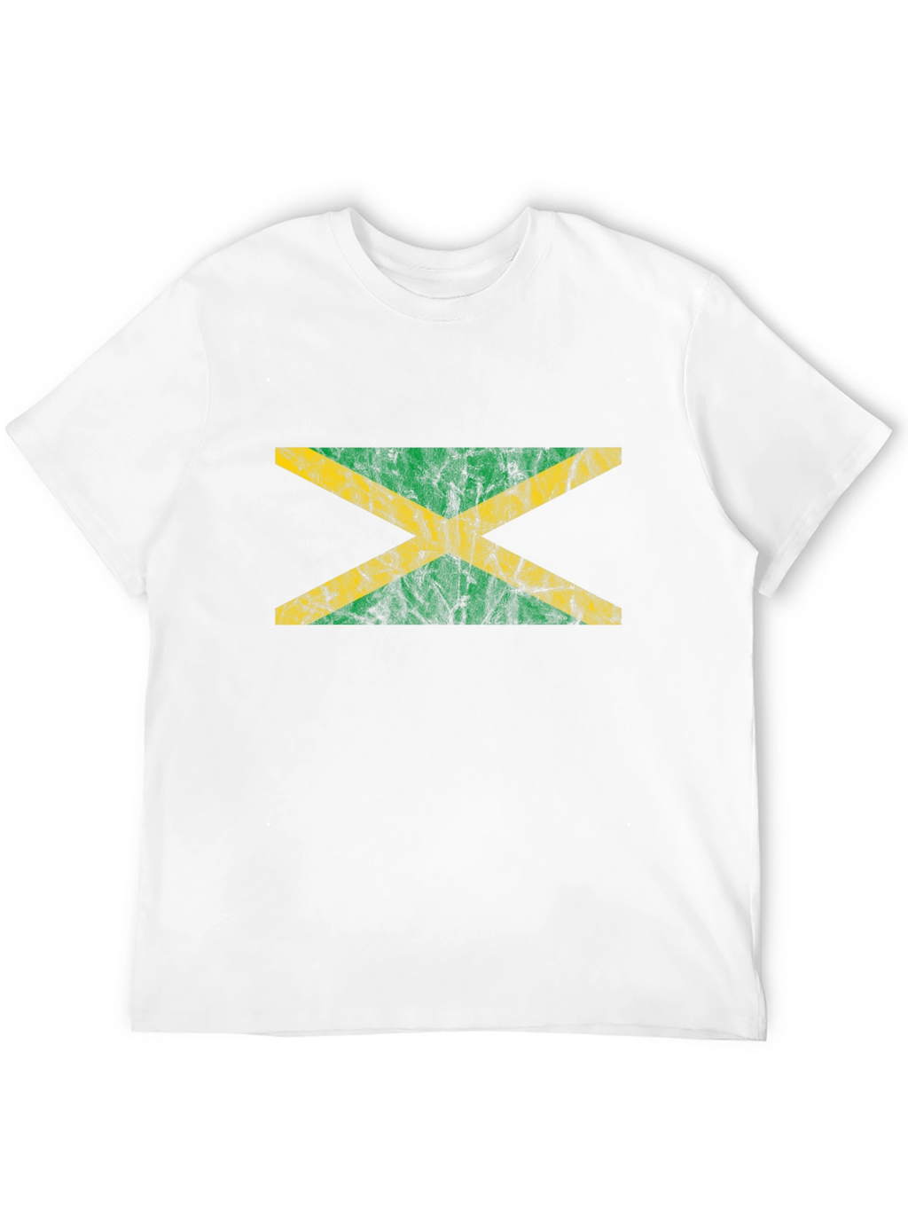 Jamaica Flag T-Shirt - Distressed Look Tee