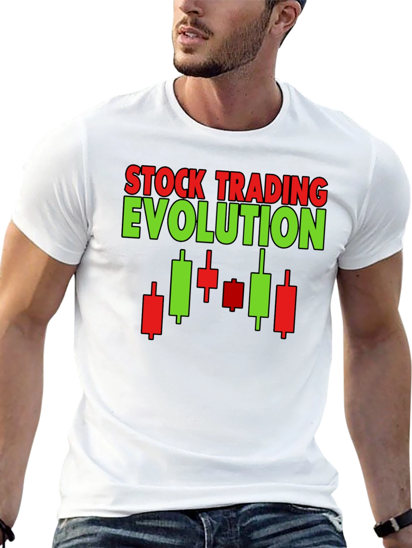 Stock Trading Evolution Graphic Tee