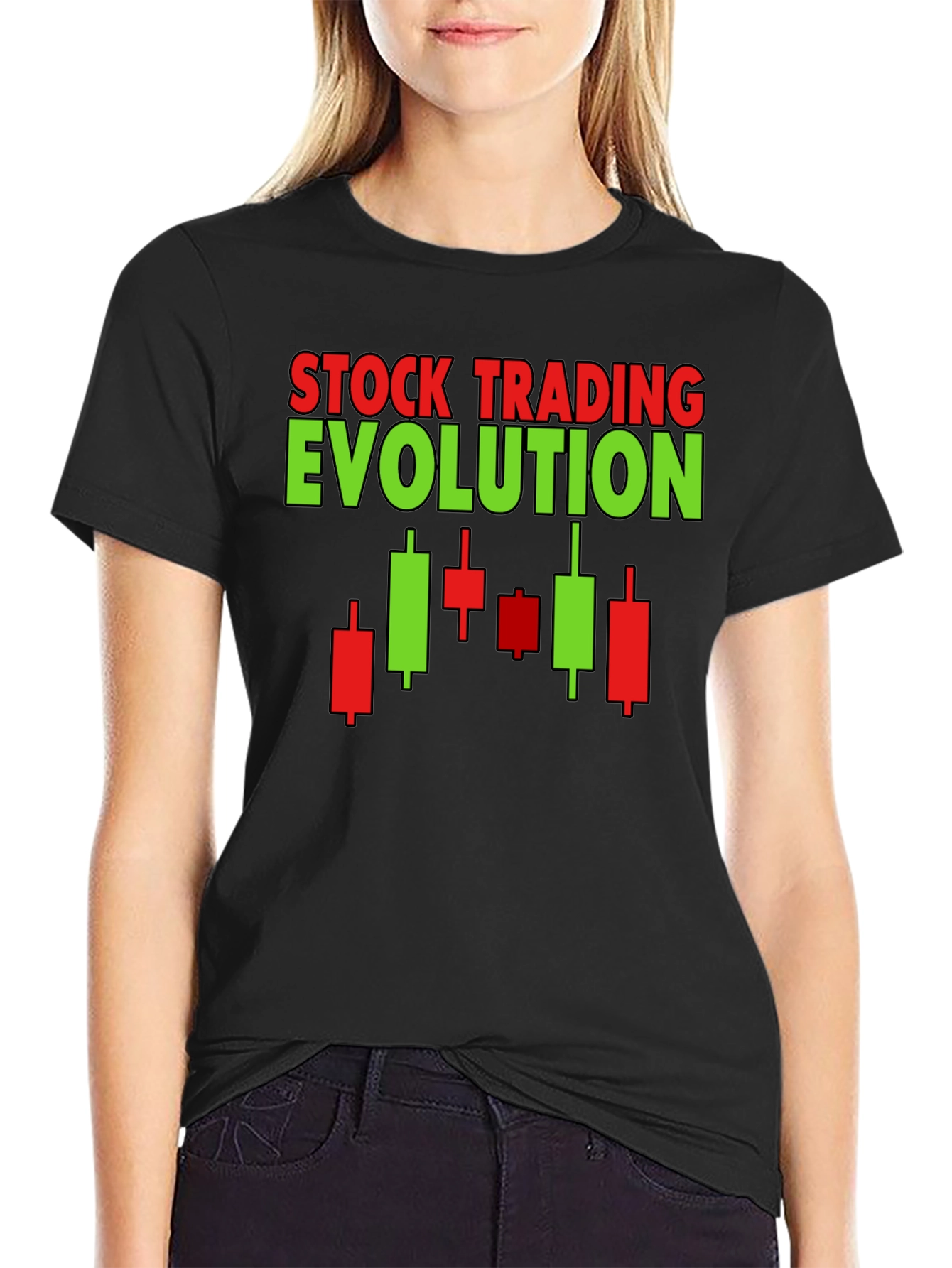 Stock Trading Evolution Graphic Tee