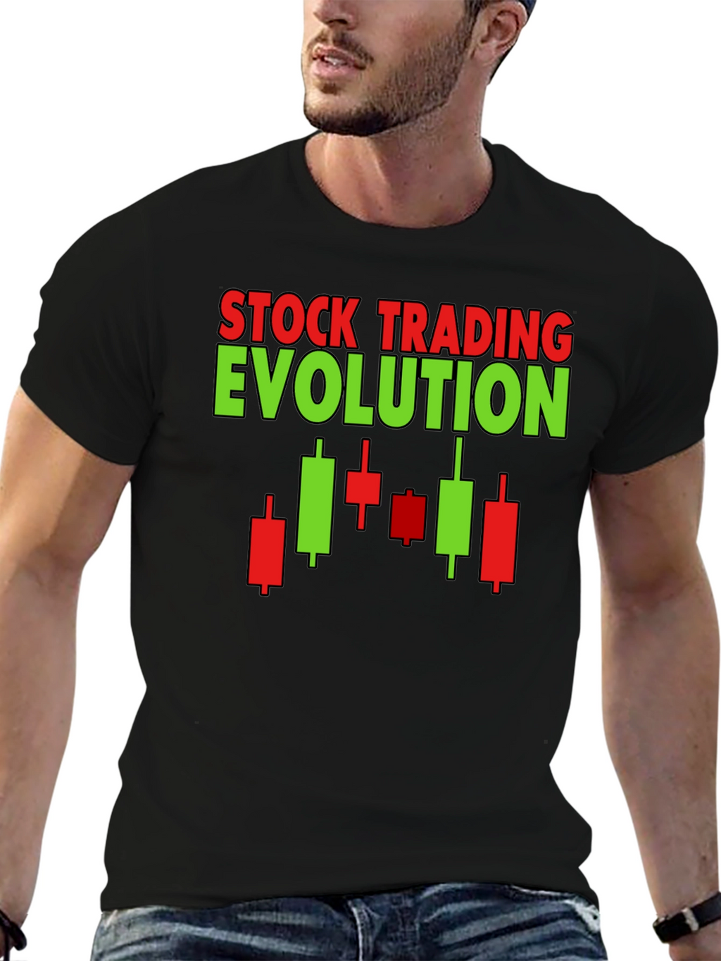 Stock Trading Evolution Graphic Tee