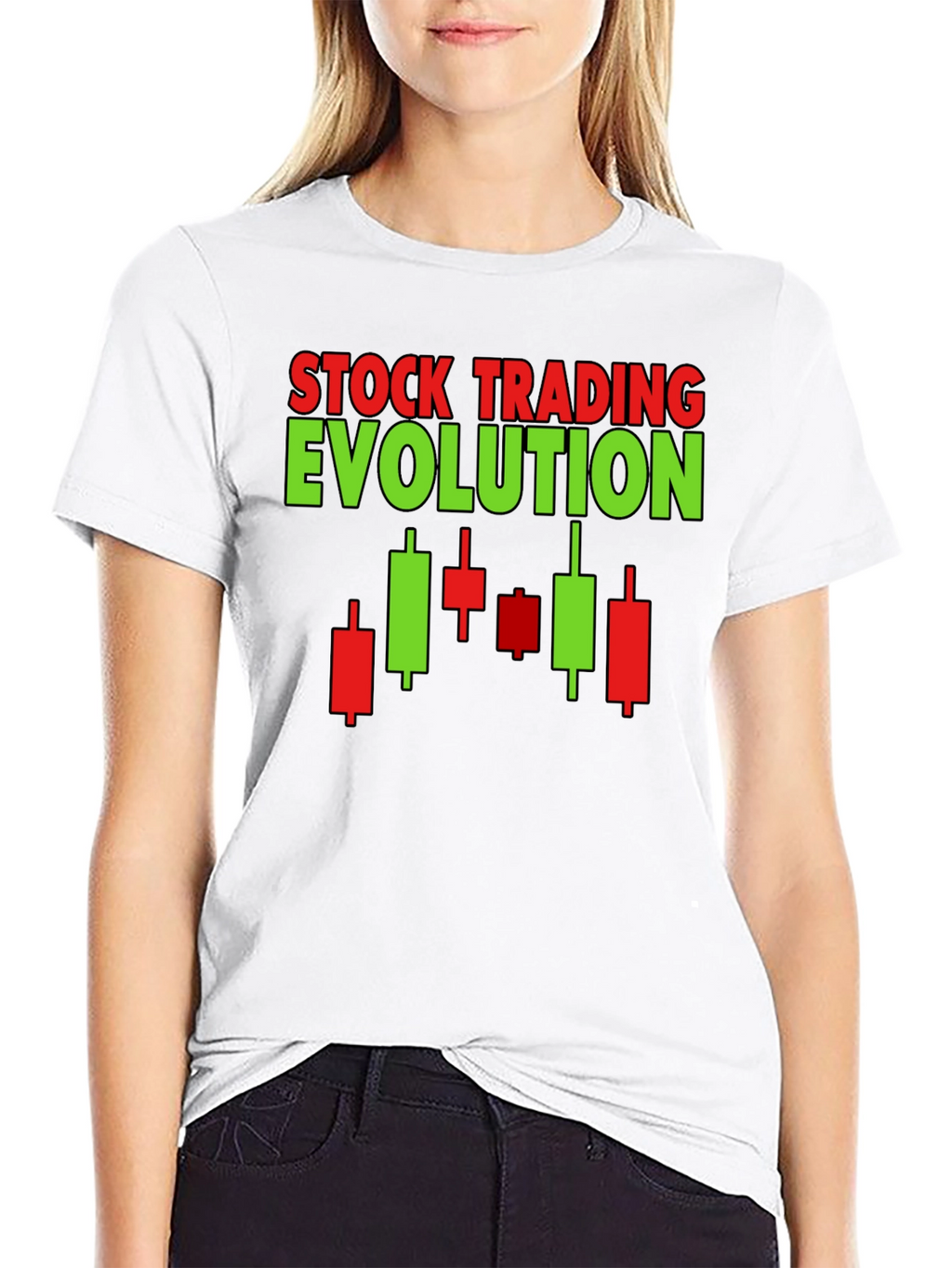 Stock Trading Evolution Graphic Tee