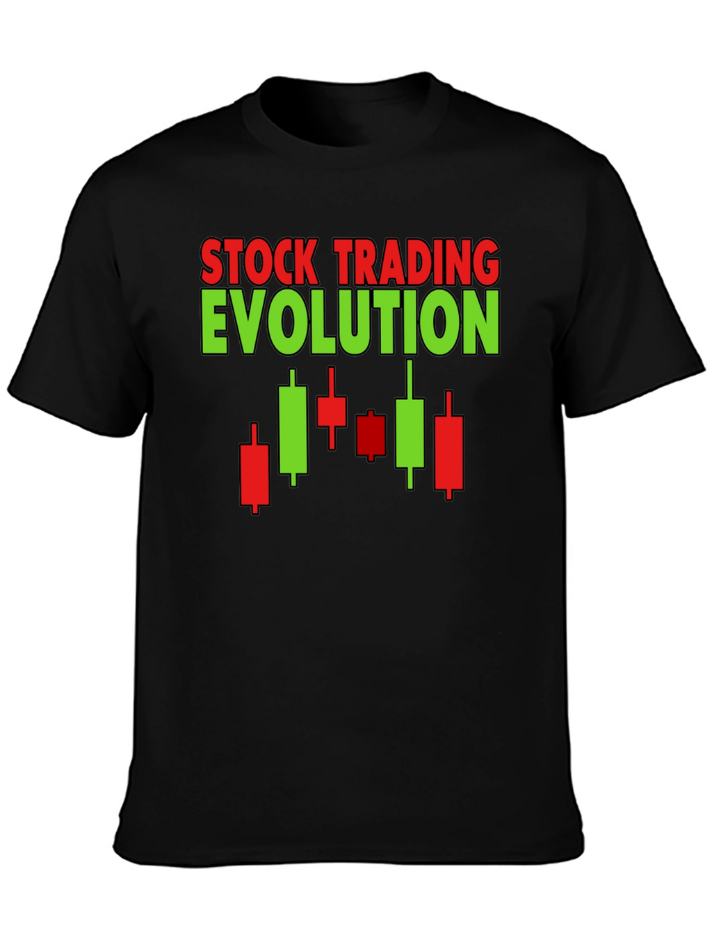Stock Trading Evolution Graphic Tee